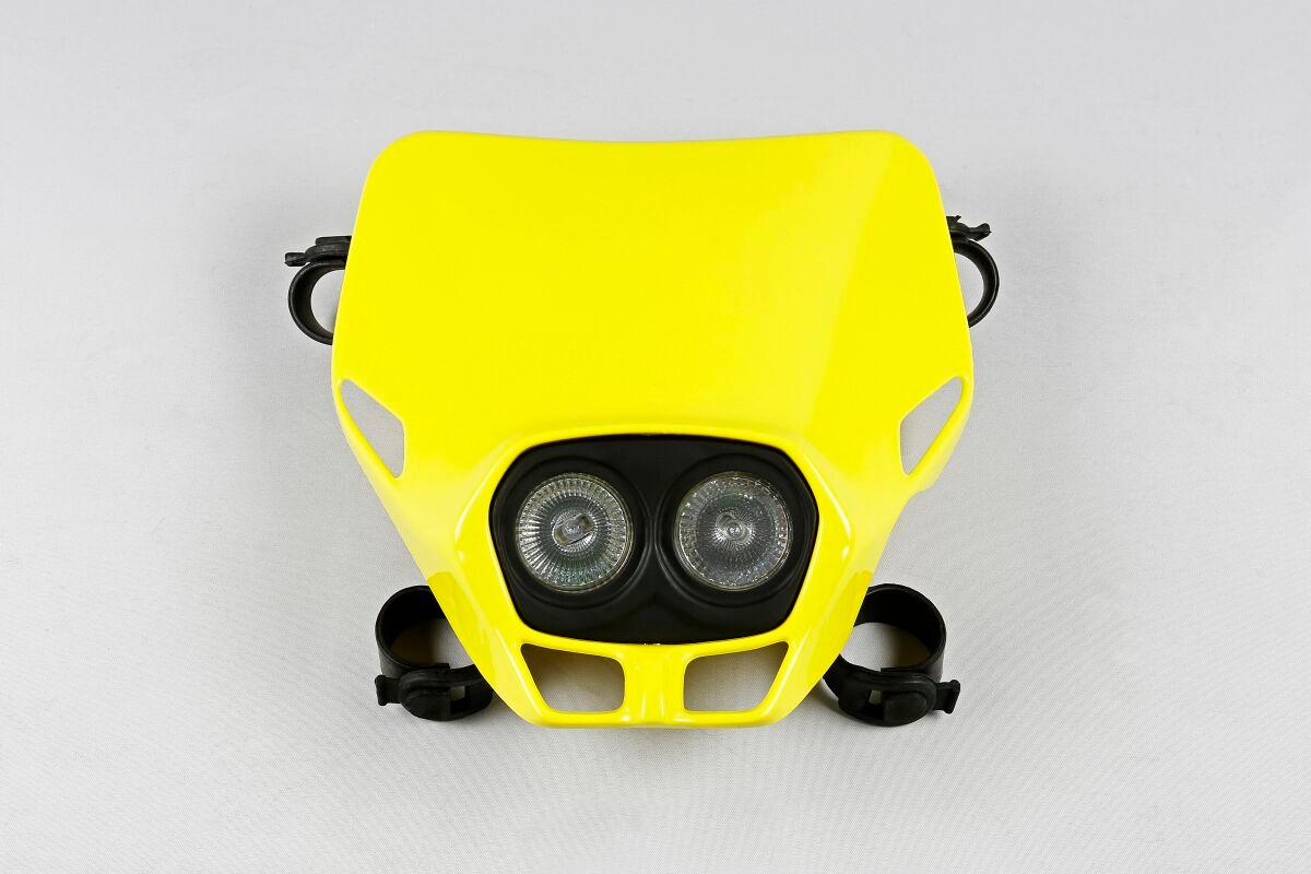 PF01700#102 - UFO Firefly Twin Universal Headlight - Yellow