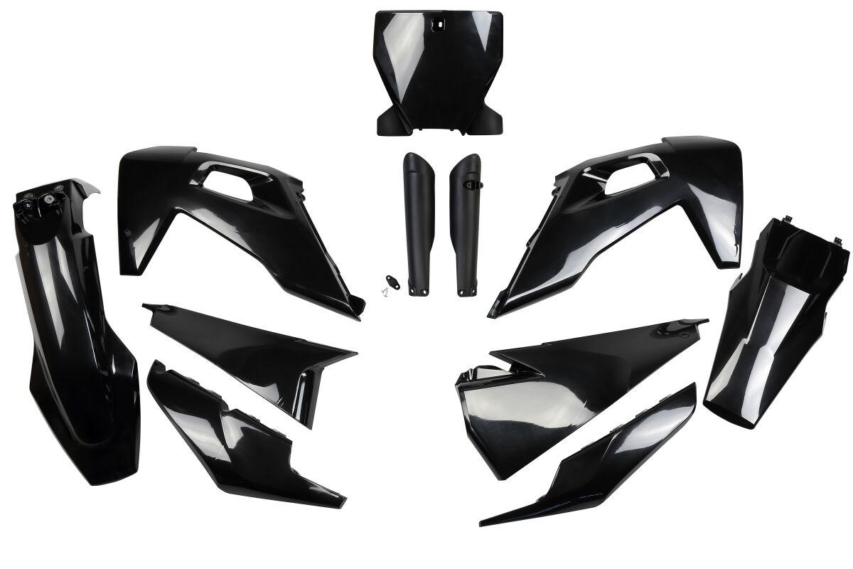 Ufo Black Hukit622f@001 - Plastics Kit For Husqvarna Fc250 2016-2022