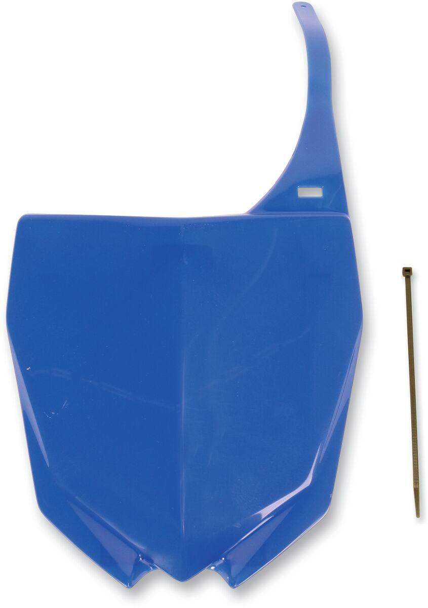 Ufo Reflex Blue Ya04813#089 - Front Number Board For Yamaha Yz125 2015-2021