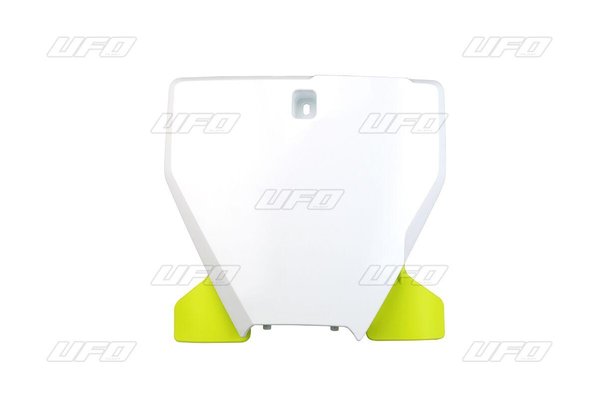 Ufo White Hu03395@040 - Front Number Board For Husqvarna Fc250 2019-2022