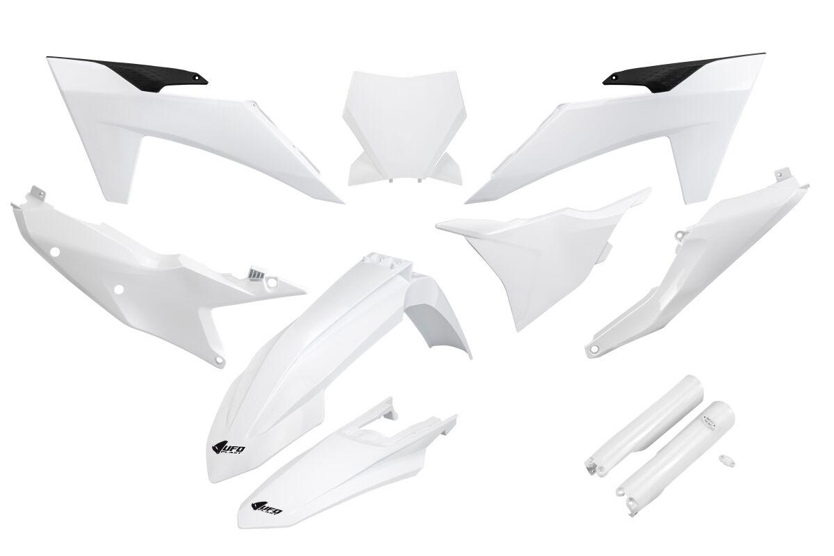 Ufo White Ktkit529f@042 - Plastics Kit For Ktm Sx125 2023-2024