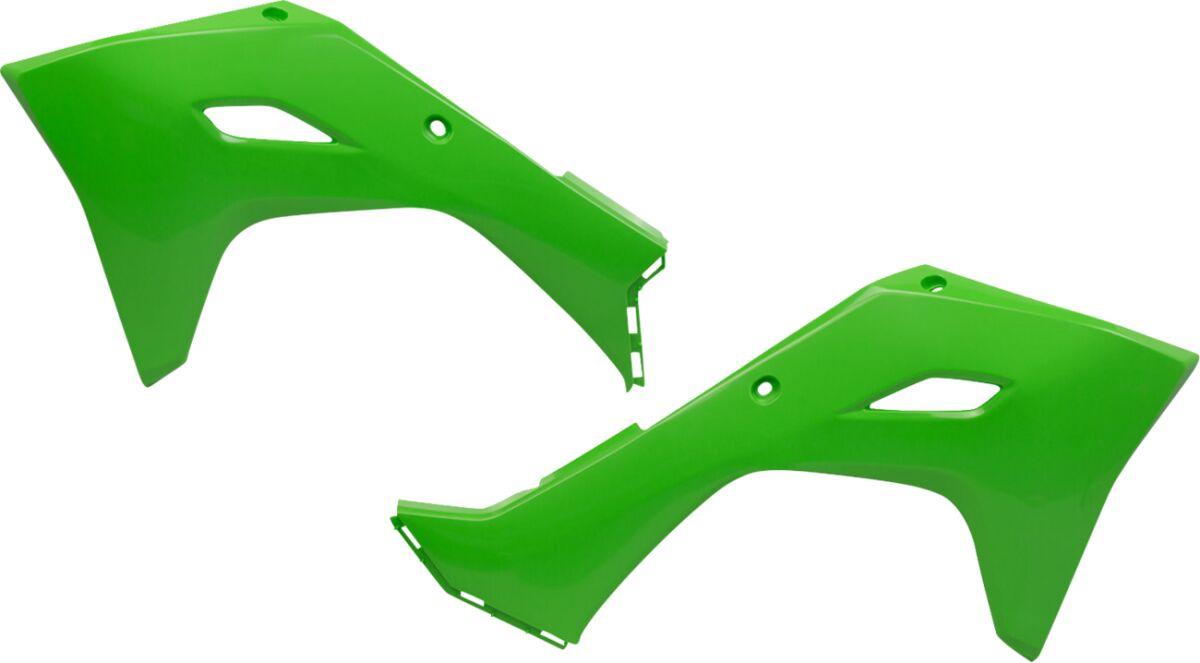 Ufo Green Ka04761#026 - Radiator Scoops For Kawasaki Kx450 2024-2025