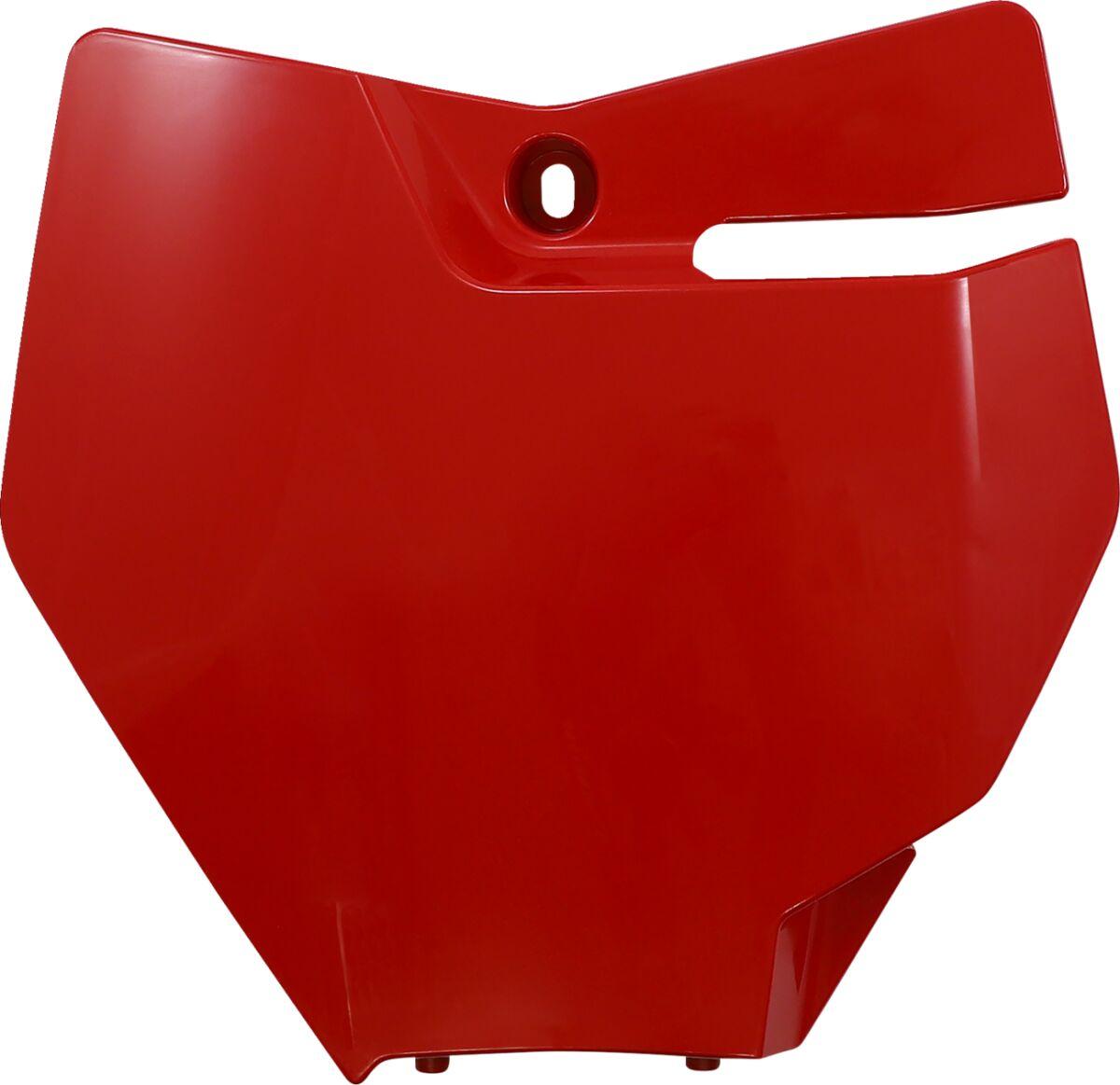 Ufo Red Gg07116@062 - Front Number Board For Gas Gas Mc65 2021-2023