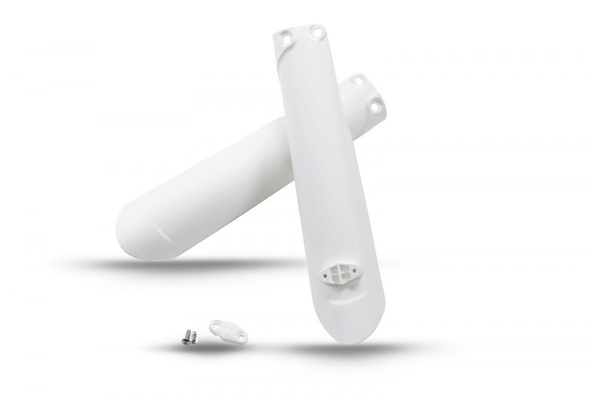 Ufo White Hu04305#040 - Fork Guards For Husqvarna Tc85 2018-2024