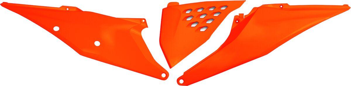 KT05004#FFLU - UFO Side Panels For KTM EXC150 TPI 2020-2023 - Neon/Orange