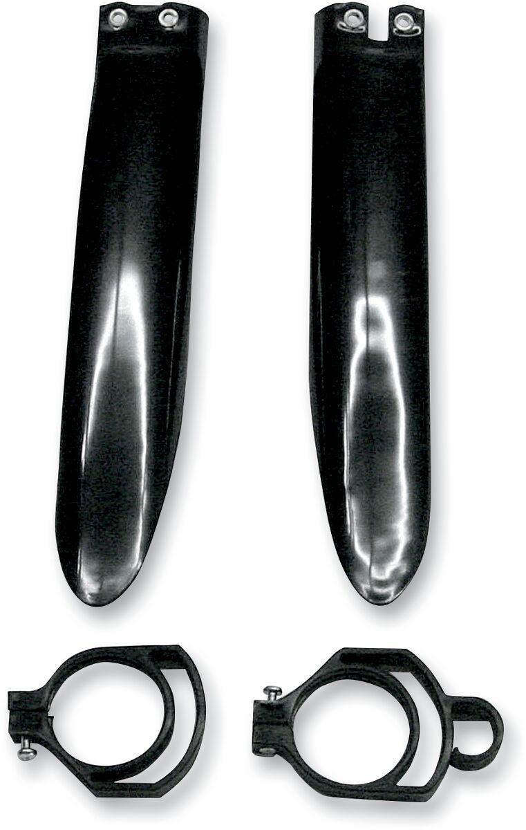 Ufo Black Ka03711@001 - Fork Guards For Kawasaki Kx 85 2001-2006