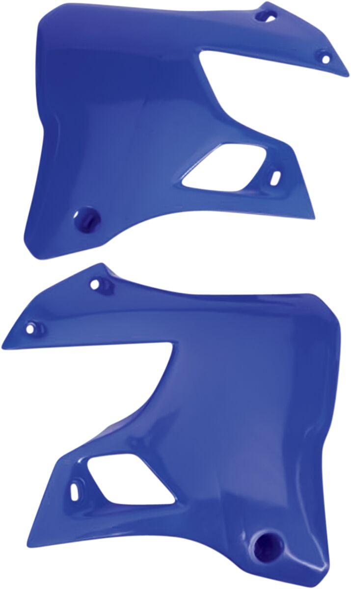 Ufo Reflex Blue Ya02898#089 - Radiator Scoops For Yamaha Yz125 1996-2001