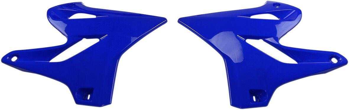 Ufo Reflex Blue Ya04844#089 - Radiator Scoops For Yamaha Yz125 2015-2021