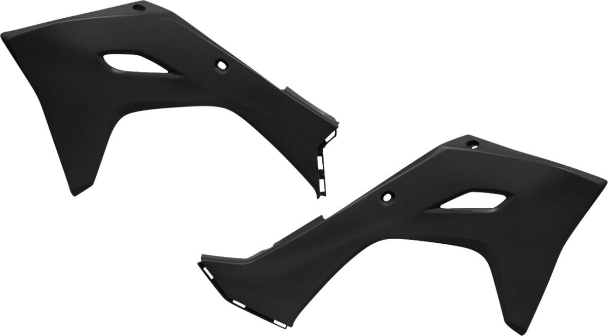 Ufo Black Ka04761#001 - Radiator Scoops For Kawasaki Kx450 2024-2025