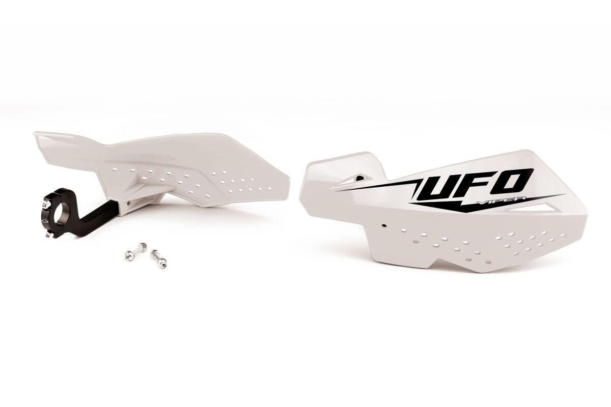 Ufo White Pm01660#041 - Viper 2 Motocross Universal Hand Guards