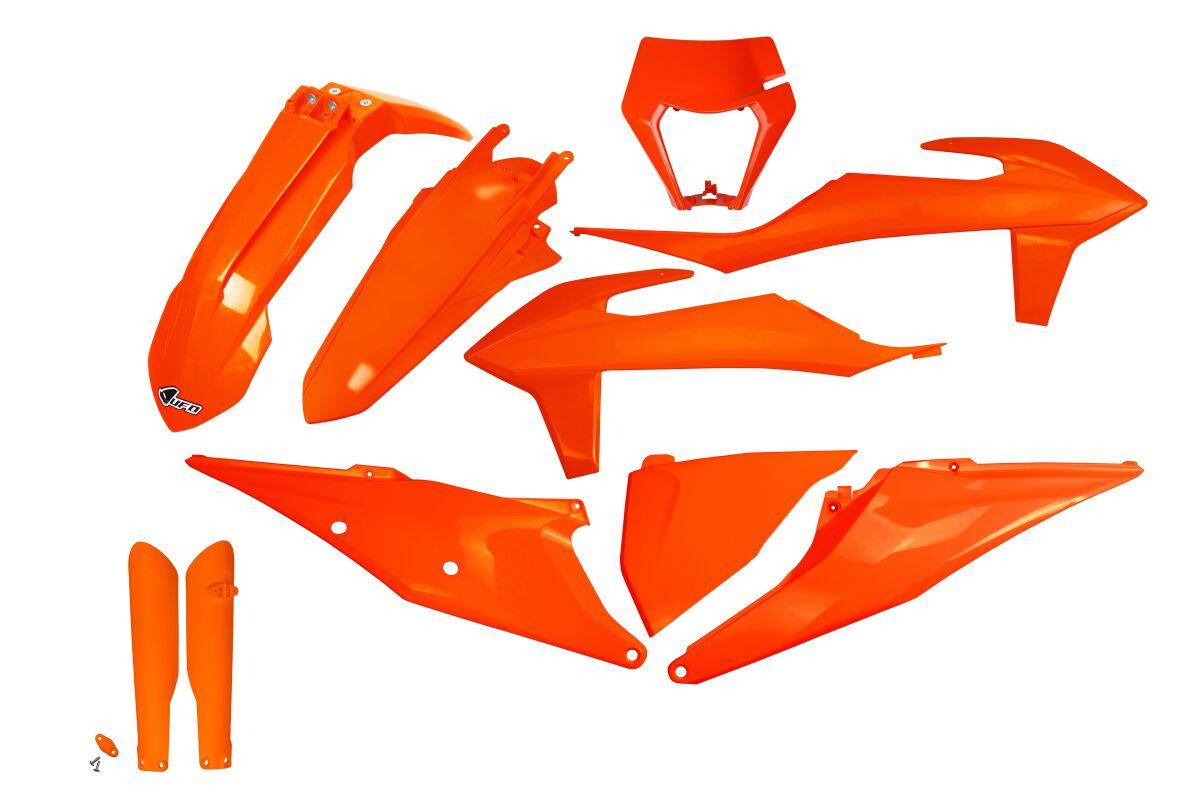 KTKIT527F@FFLU - UFO Plastics Kit For KTM EXC150 TPI 2020-2023 - Orange