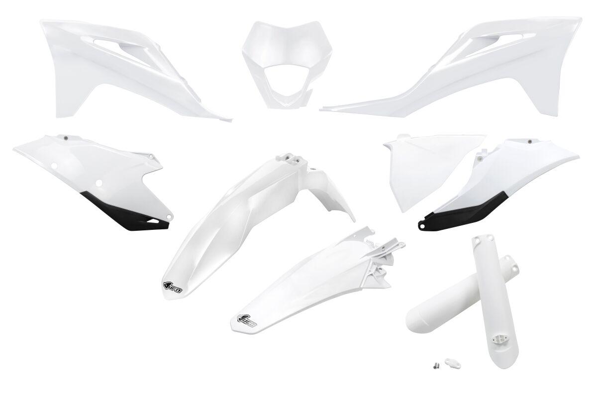 GGKIT703F@041 - UFO Plastics Kit For Gas Gas EC 250 2021-2023 - White