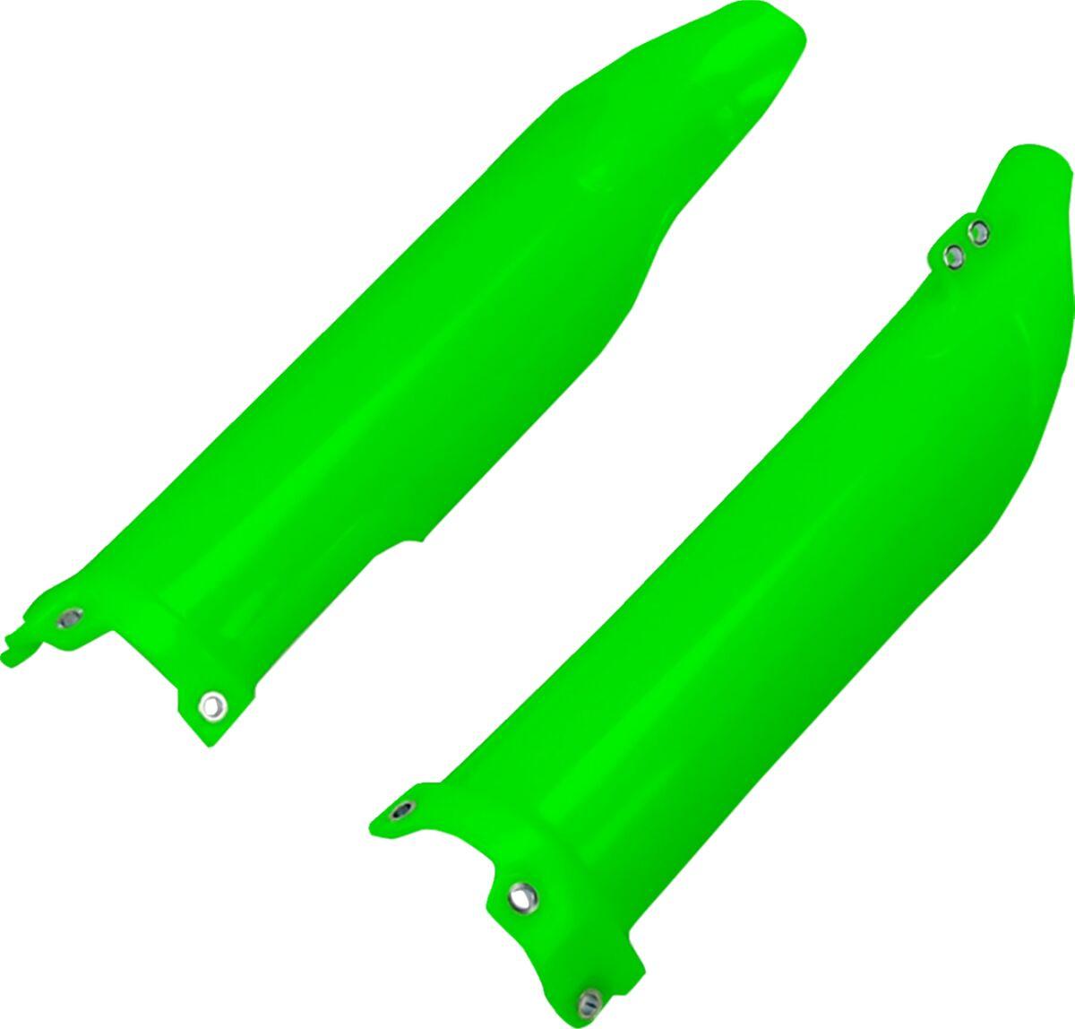 Ufo Green Ka04701#026 - Fork Guards For Kawasaki Kx250 2021-2024
