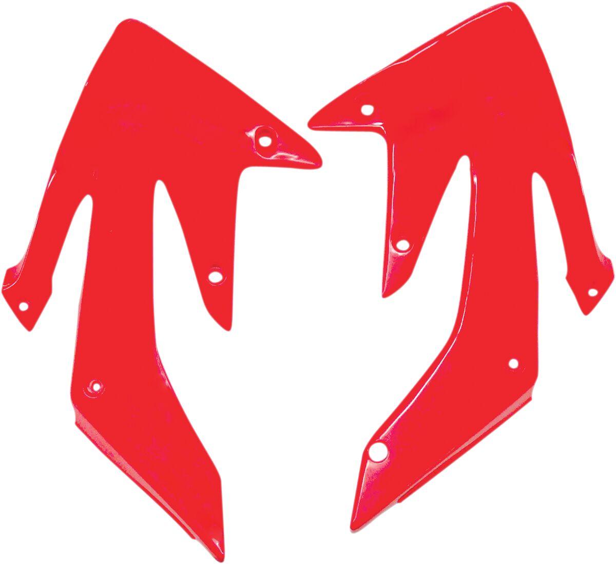 Ufo Cr Red Ho03634#070 - Radiator Scoops For Honda Crf250r 2004-2009
