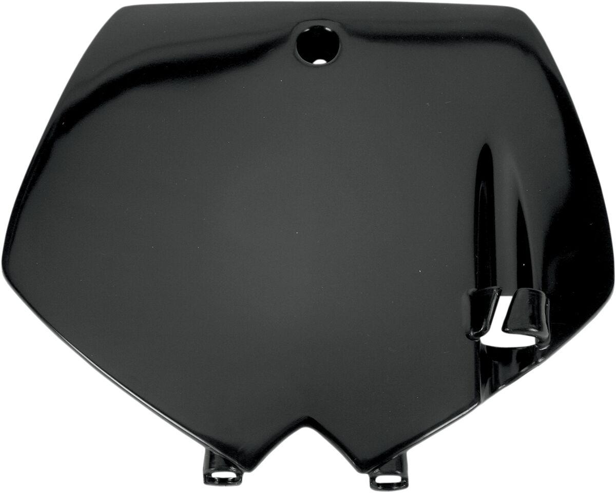 Ufo Black Kt03071#001 - Front Number Board For Ktm Sx65 2002-2008