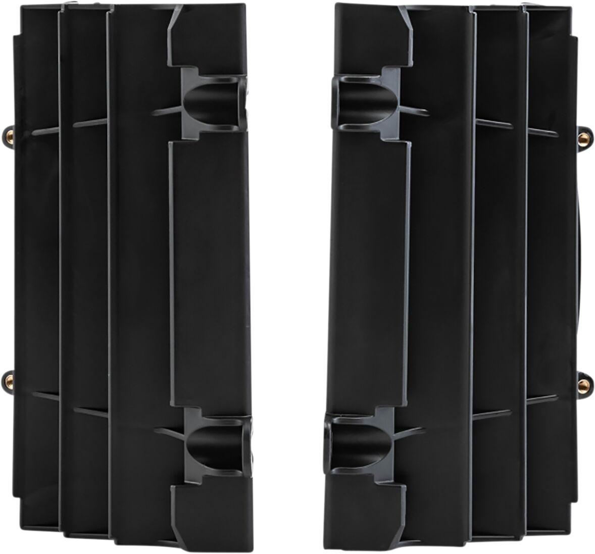 Ufo Black Ac02467 - Radiator Louvres For Ktm Exc150 Tpi 2020-2021