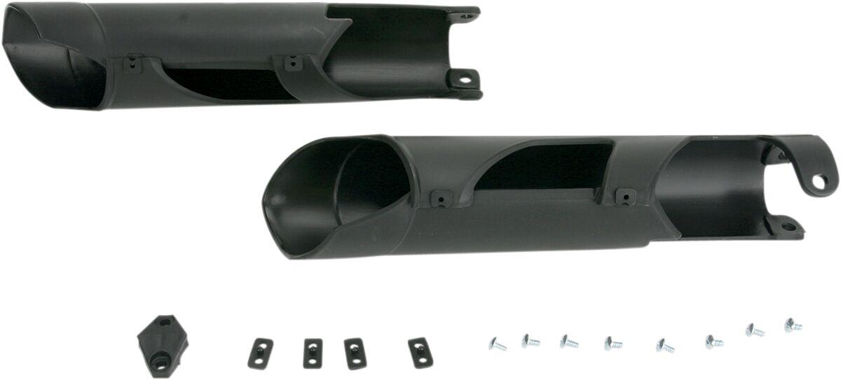 Ufo Black Kt04002#001 - Fork Guards For Ktm Exc125 2008-2015