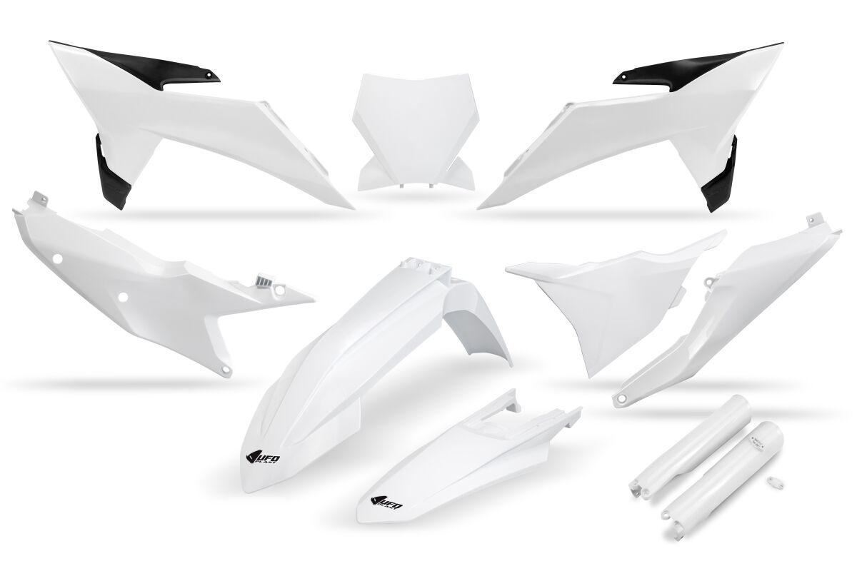 Ufo Black/White Ktkit532f@042 - Plastics Kit For Ktm Sx125 2025-2026