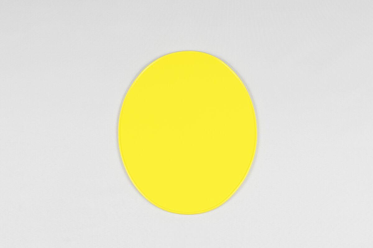 ME08046D - UFO Vintage Universal Oval Front Number Board - Yellow
