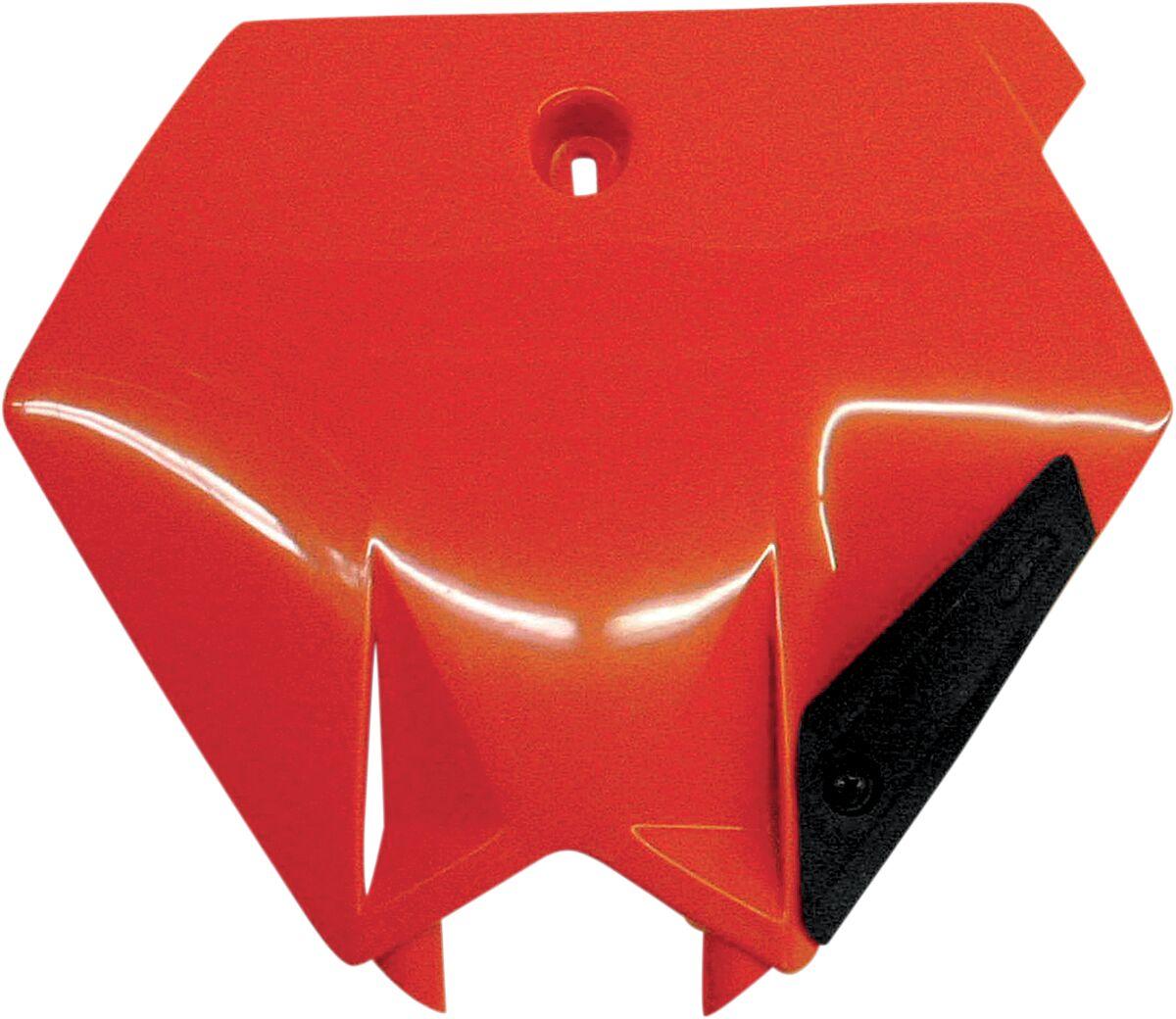 Ufo Orange Kt03078#127 - Front Number Board For Ktm Sx105 2007-2010