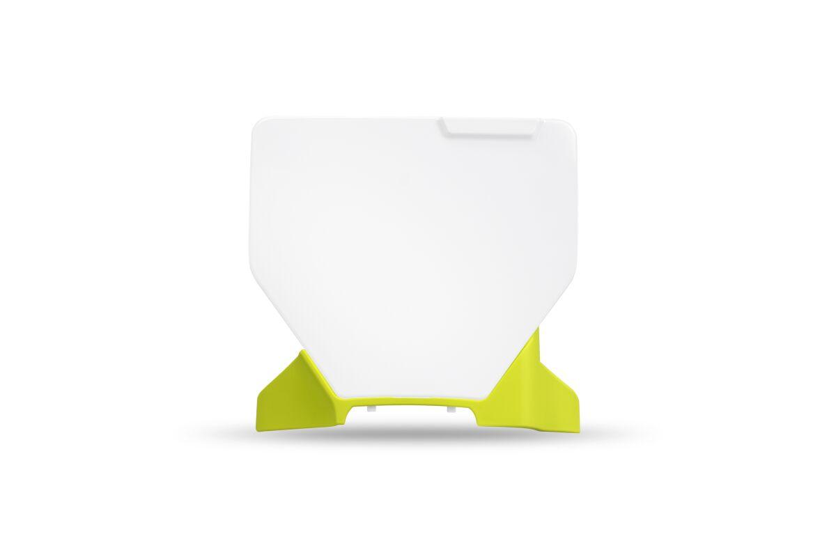Ufo Green/White Hu04324@999D - Front Number Board For Husqvarna Fc250 2023-2025
