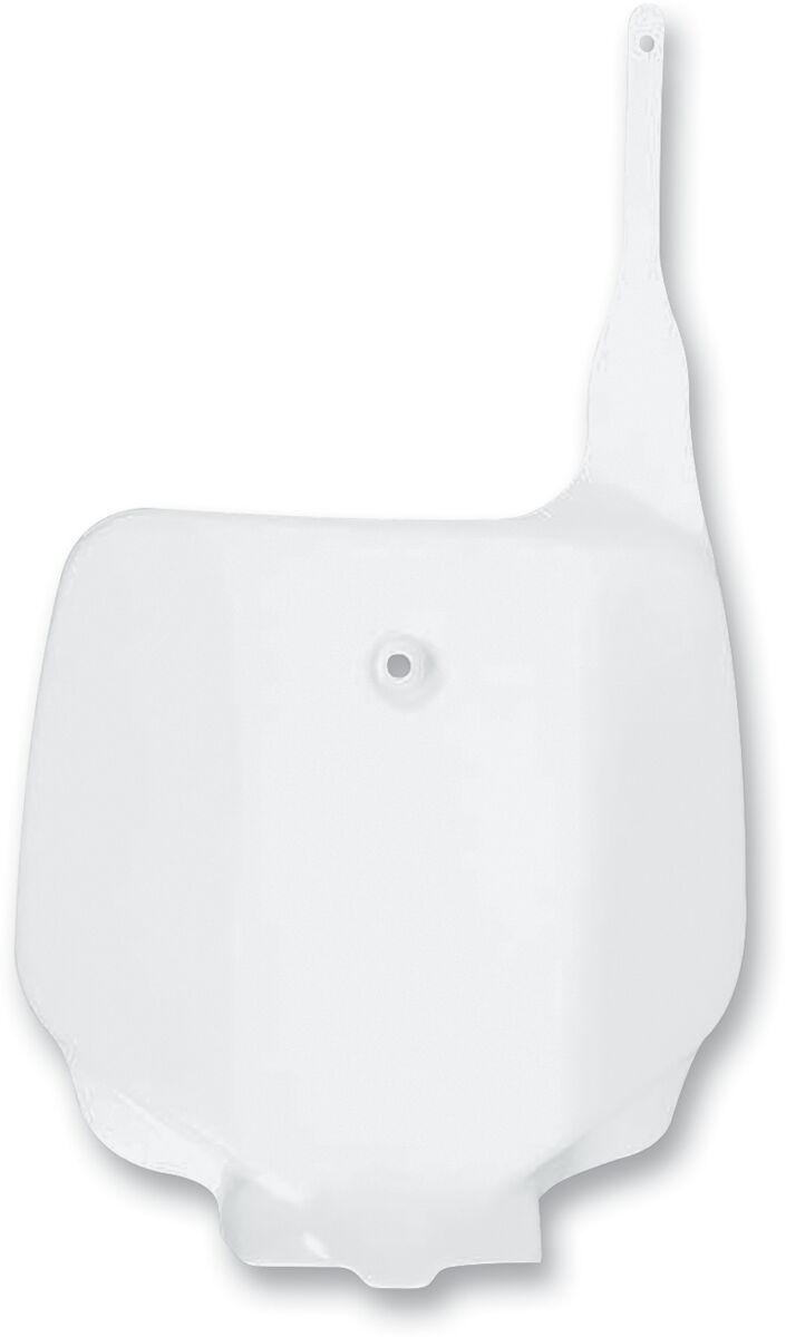 Ufo White Ka03712#047 - Front Number Board For Kawasaki Kx 85 2001-2006
