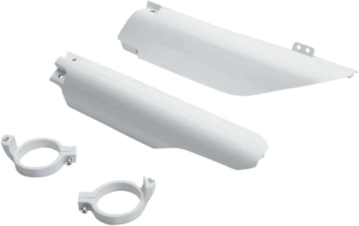 Ufo White Su03998@041 - Fork Guards For Suzuki Rm125 2004-2006