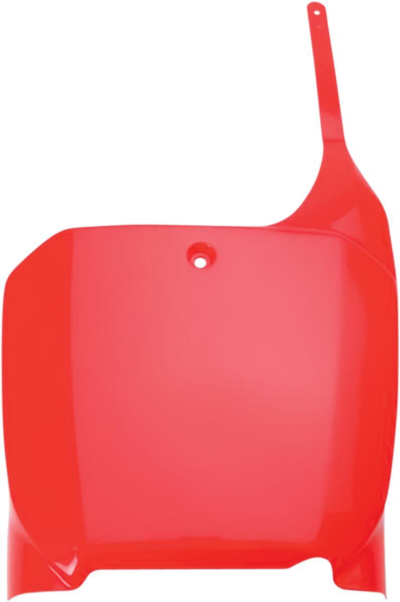 Ufo Cr Red Ho03666#070 - Front Number Board For Honda Cr125 2000-2003