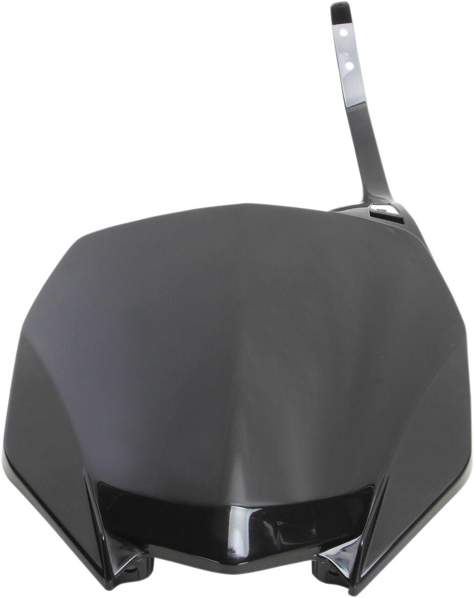 Ufo Black Ya04860#001 - Front Number Board For Yamaha Yz125 2022-2025