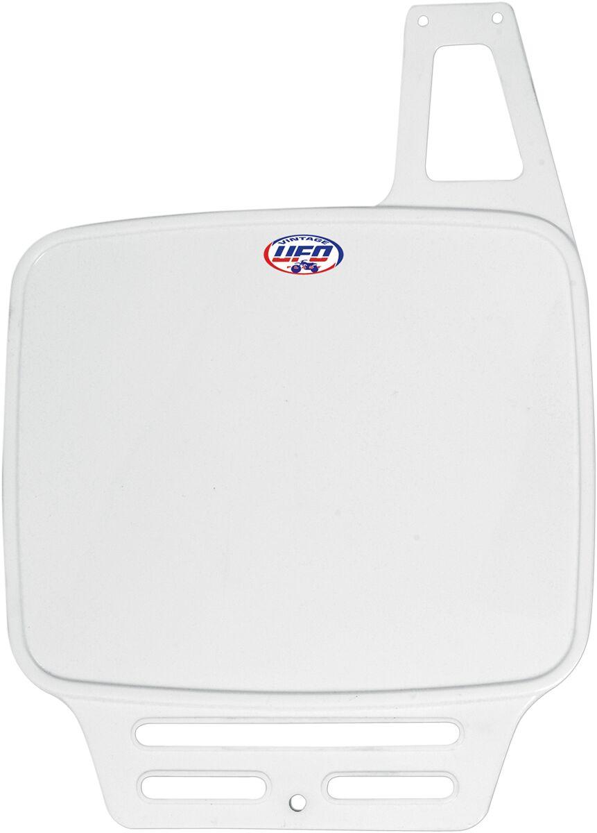 ME08045W - UFO Vintage Universal Square Front Number Board - White
