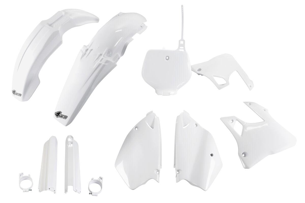 Ufo Oem 1996 - 1997/White Yakit294f@999W - Plastics Kit For Yamaha Yz125 1996-1999