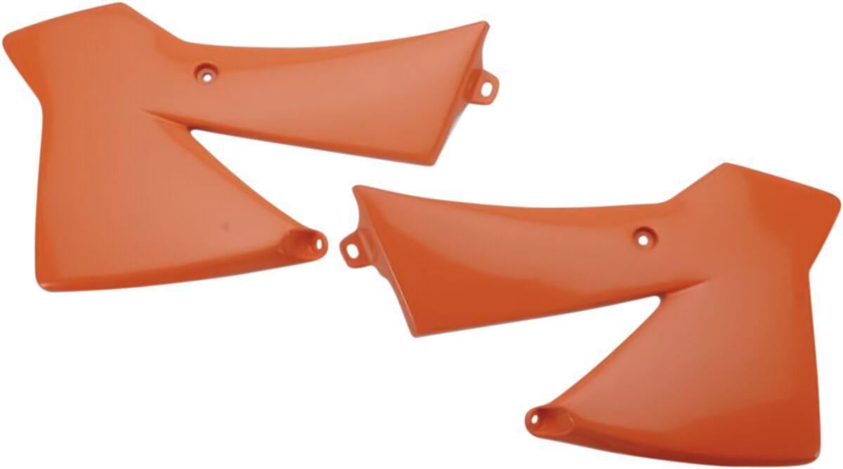 Ufo Ktm Orange Kt03072#127 - Radiator Scoops For Ktm Sx65 2002-2008