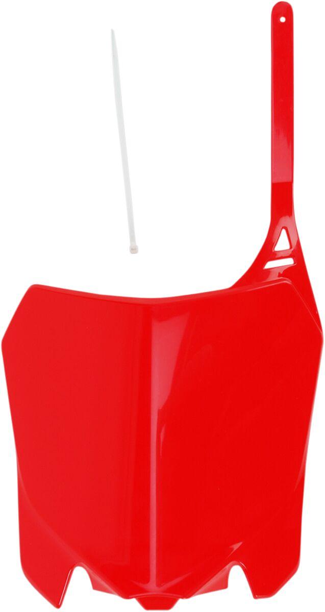 Ufo Cr Red Ho04656#070 - Front Number Board For Honda Crf250r 2014-2017