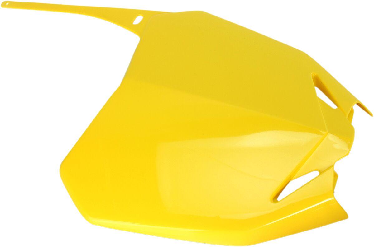 Ufo Oem/Yellow Su04919#102 - Front Number Board For Suzuki Rmz250 2010-2018