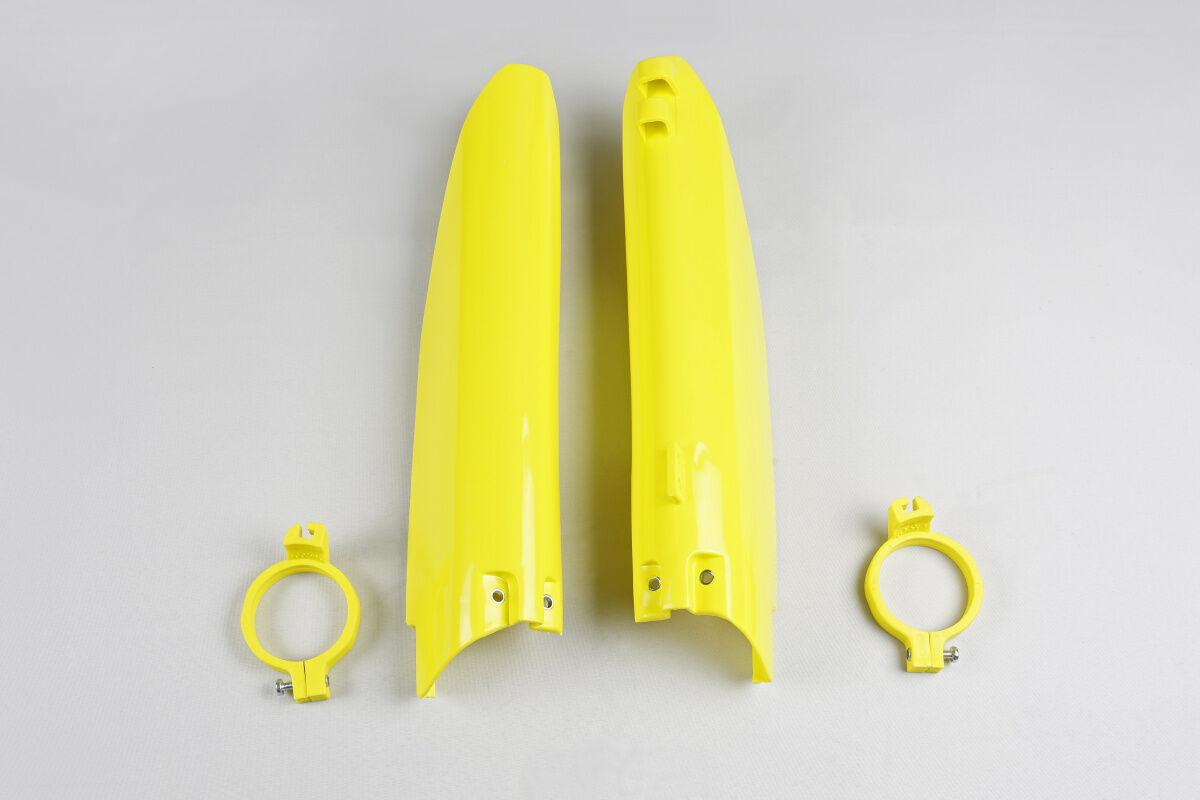 SU03905@102 - UFO Fork Guards For Suzuki RM125 1999-2003 - Yellow
