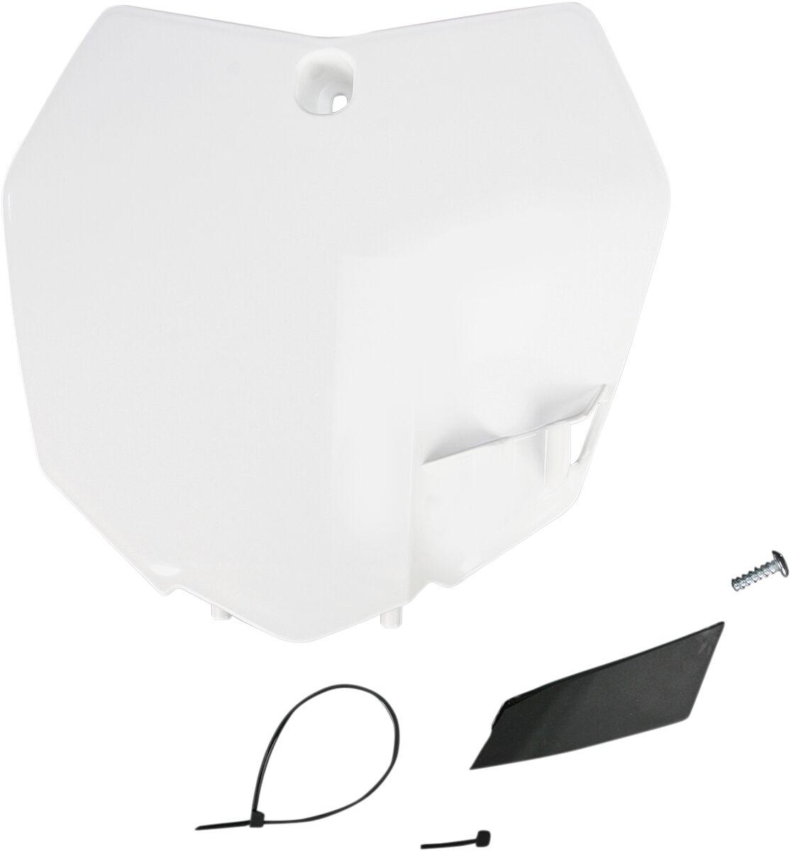 Ufo White Kt04051@047 - Front Number Board For Ktm Sx125 2013-2015
