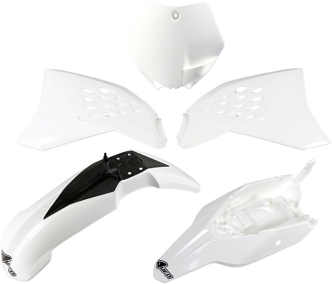 Ufo White Ktkit525@047 - Plastics Kit For Ktm Sx65 2012-2015
