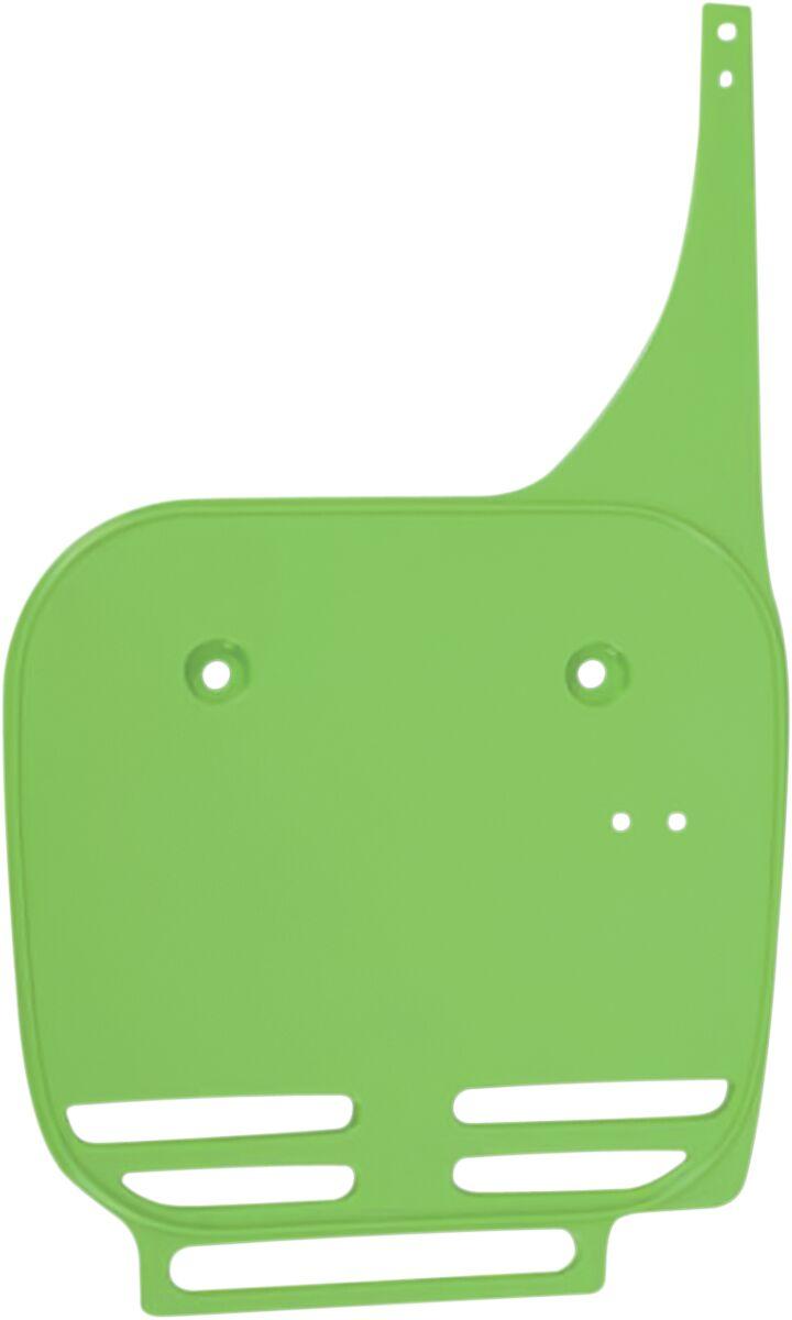 KA02742@026 - UFO Front Number Board For Kawasaki KX 60 A 1984-1985 - Green/OEM