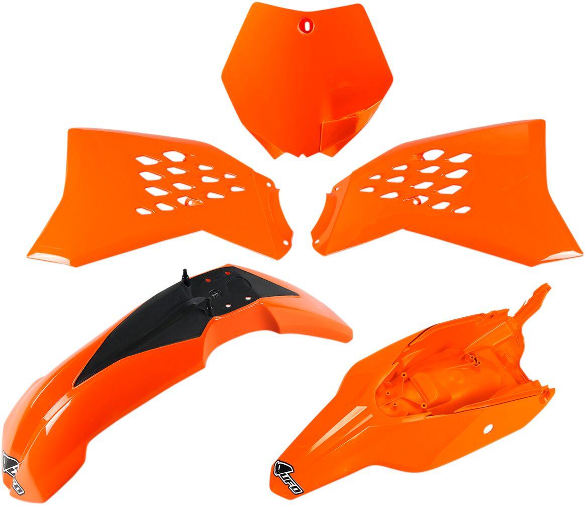 Ufo Orange Ktkit525@127 - Plastics Kit For Ktm Sx65 2012-2015