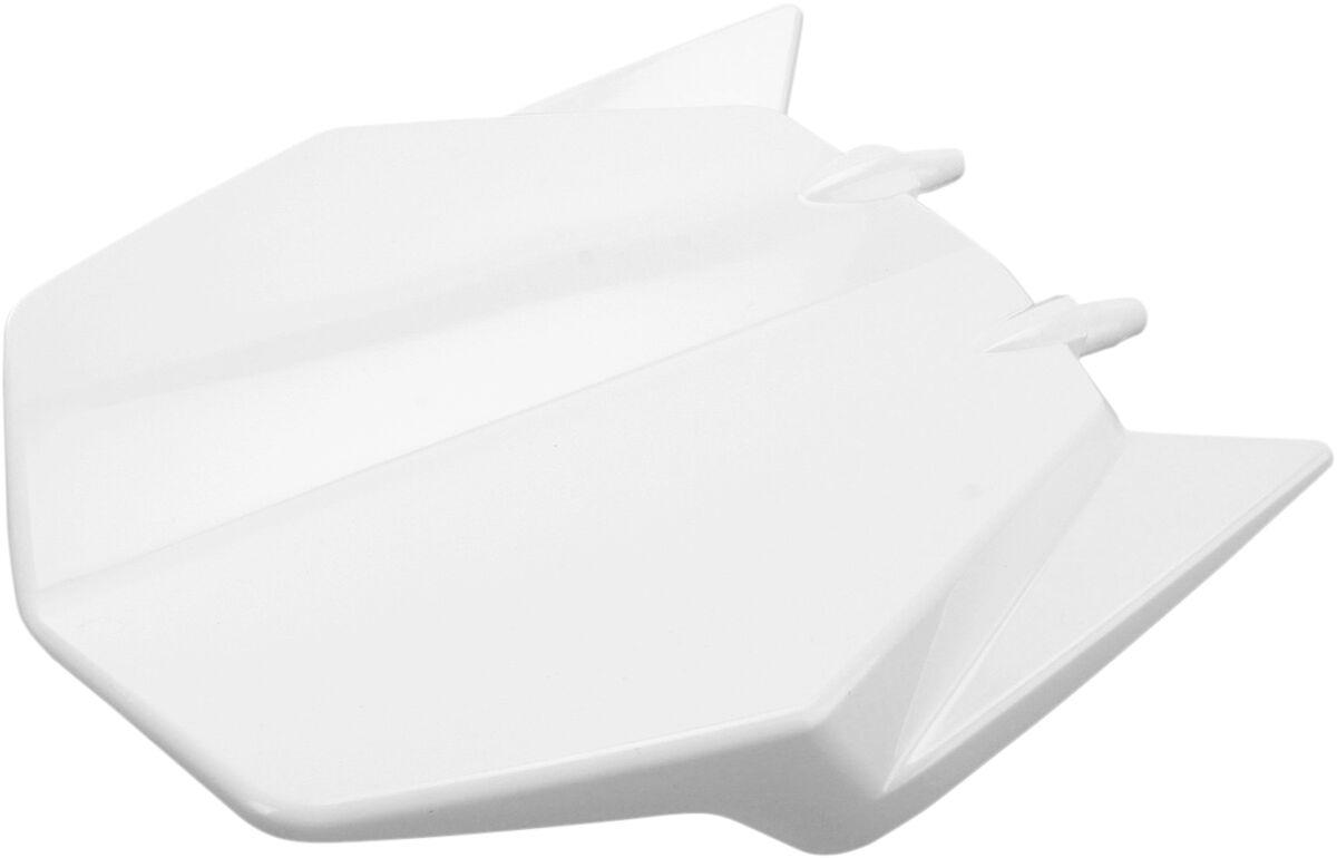 HU03343#041 - UFO Front Number Board For Husqvarna TC449 2011-2013 - White