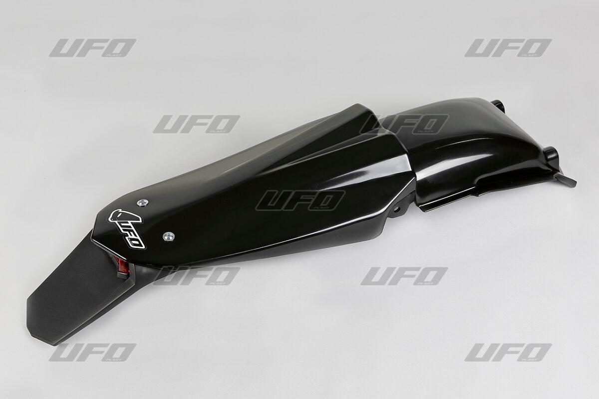 Ufo Black Hu03314#001 - Rear Fender With Light For Husqvarna Cr125 2005-2008 Rear