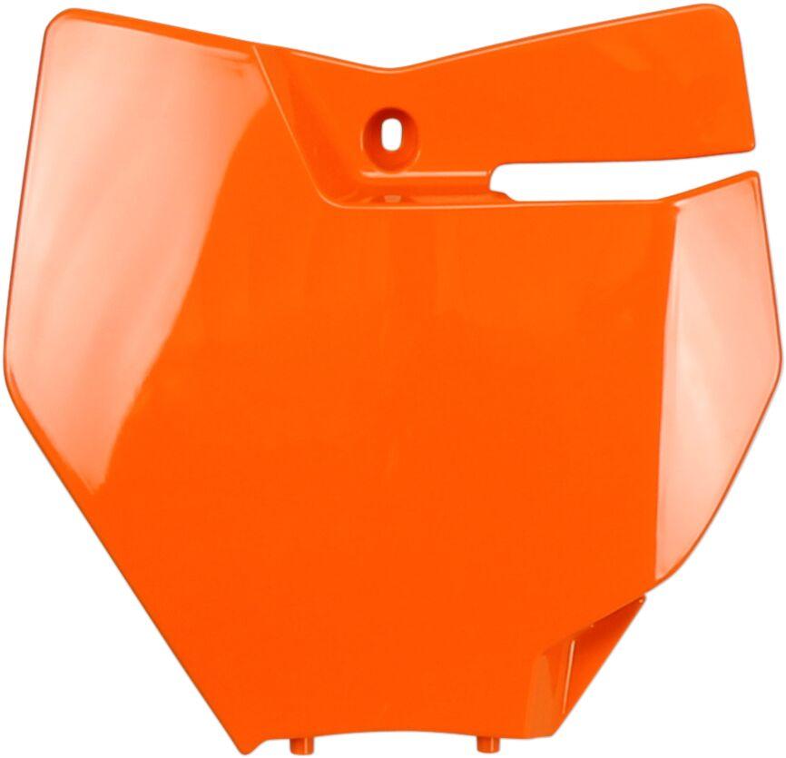 Ufo Oem/Orange Kt04063#127 - Front Number Board For Ktm Sx125 2016-2018