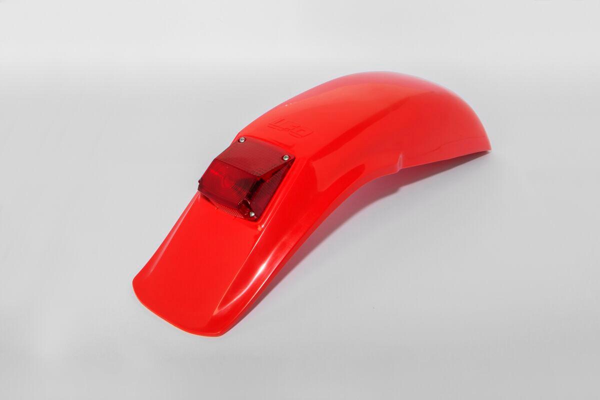 ME08027#B - UFO Universal Vintage Rear Fender With Light - Red