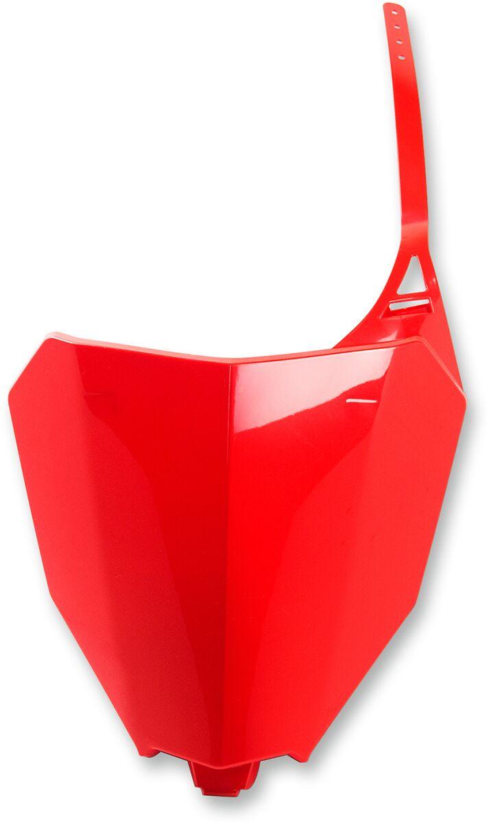 Ufo Cr Red Ho04686#070 - Front Number Board For Honda Crf250r 2018-2021
