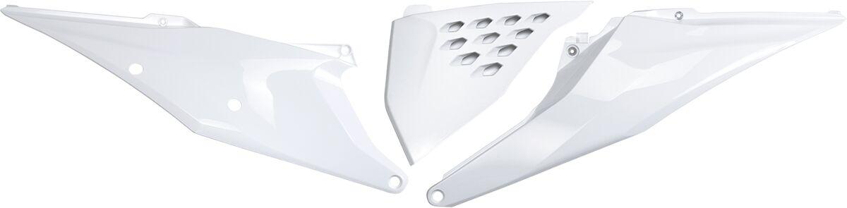 Ufo Oem White 2020 Kt05004#042 - Vented Side Panels For Ktm Exc150 Tpi 2020-2023