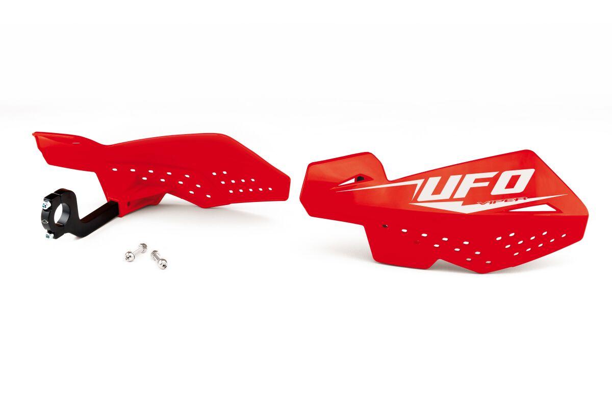 Ufo Red Pm01660@070 - Viper 2 Motocross Universal Hand Guards