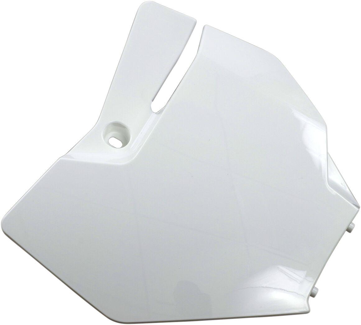 Ufo White Kt04087#047 - Front Number Board For Ktm Sx85 2018-2024