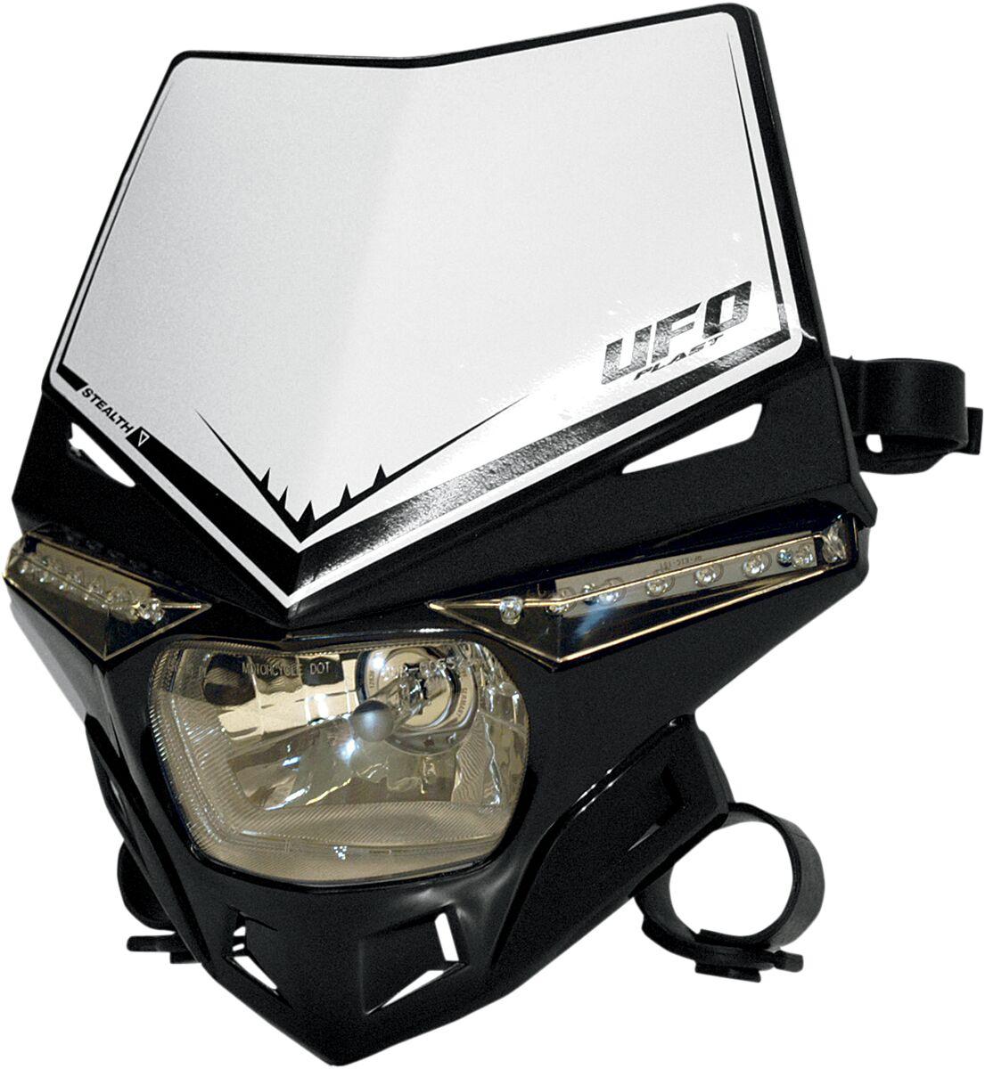 PF01715#001 - UFO Two-Piece Stealth Headlight System - Black