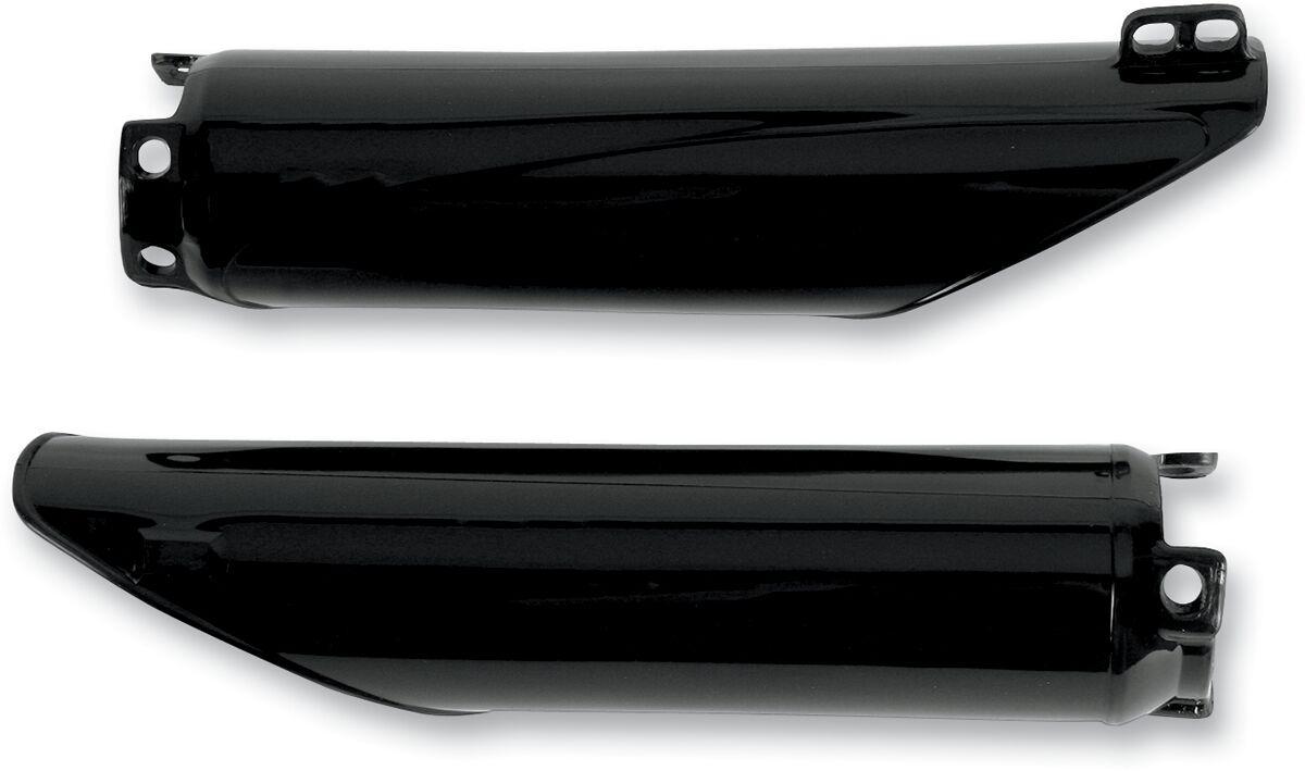 Ufo Black Ho03672#001 - Fork Guards For Honda Cr125 1991-2007