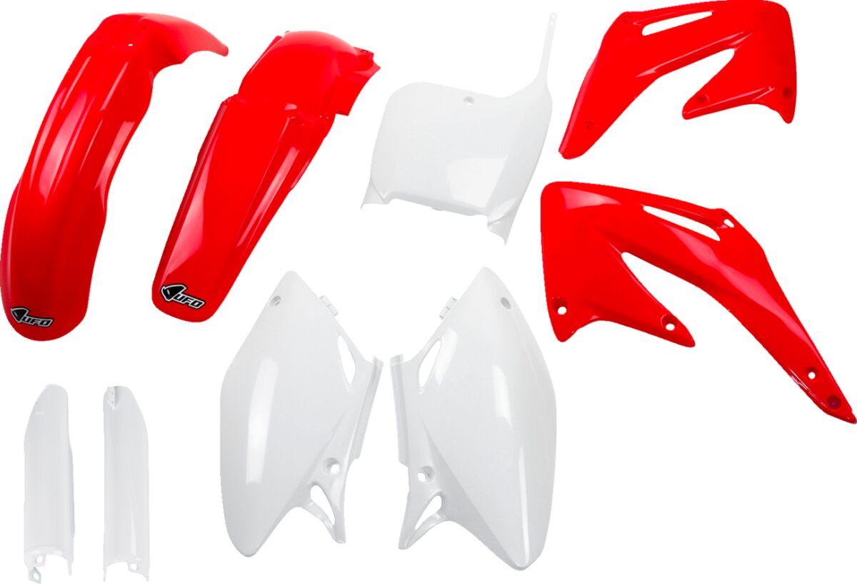 HOKIT106F@999 - UFO Plastics Kit For Honda CRF450R 2002-2003 - OEM/Red/White